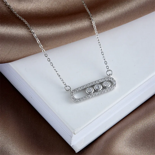 COLLAR CLIP PLATA
