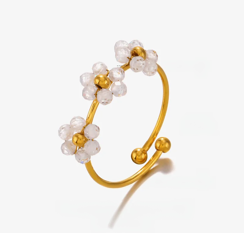 ANILLO TRES FLORES