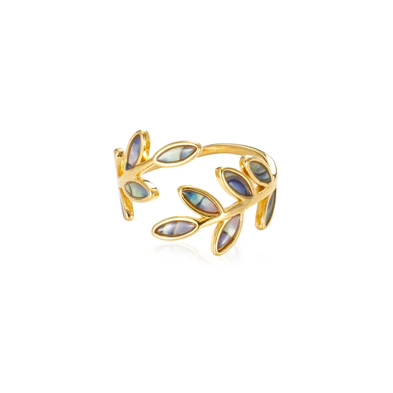 ANILLO HOJAS TORNASOL