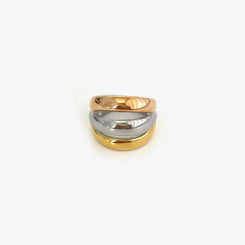 ANILLO TRIPLE TRES COLORES