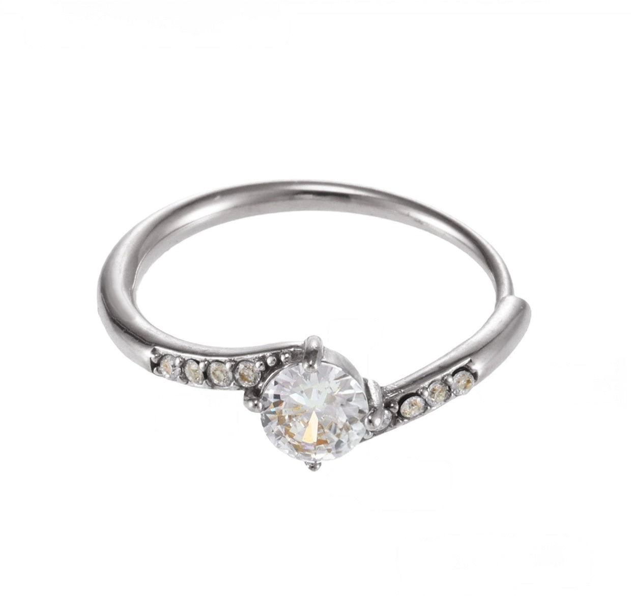 ANILLO DE PROMESA PLATA